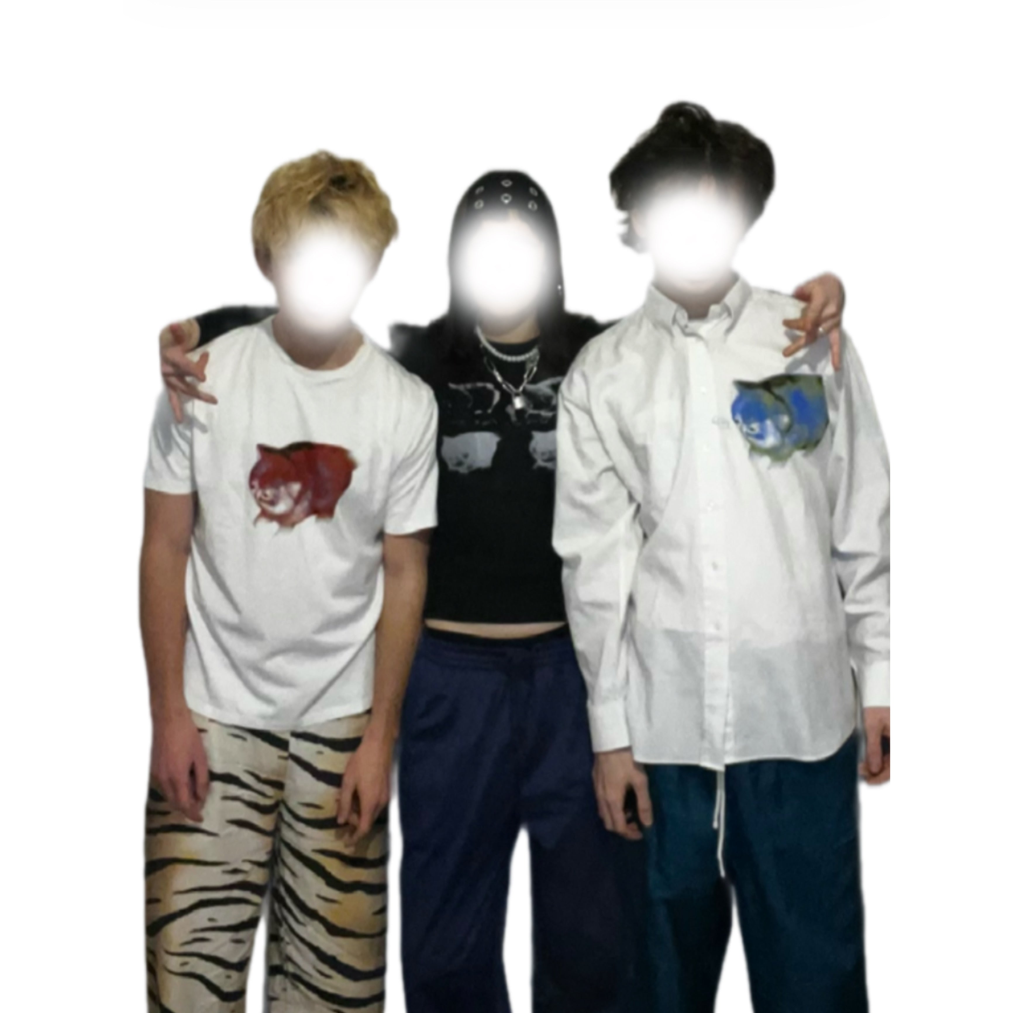 felicijax x pati.sgc1ub, chubby awkward cat screen print long sleeve