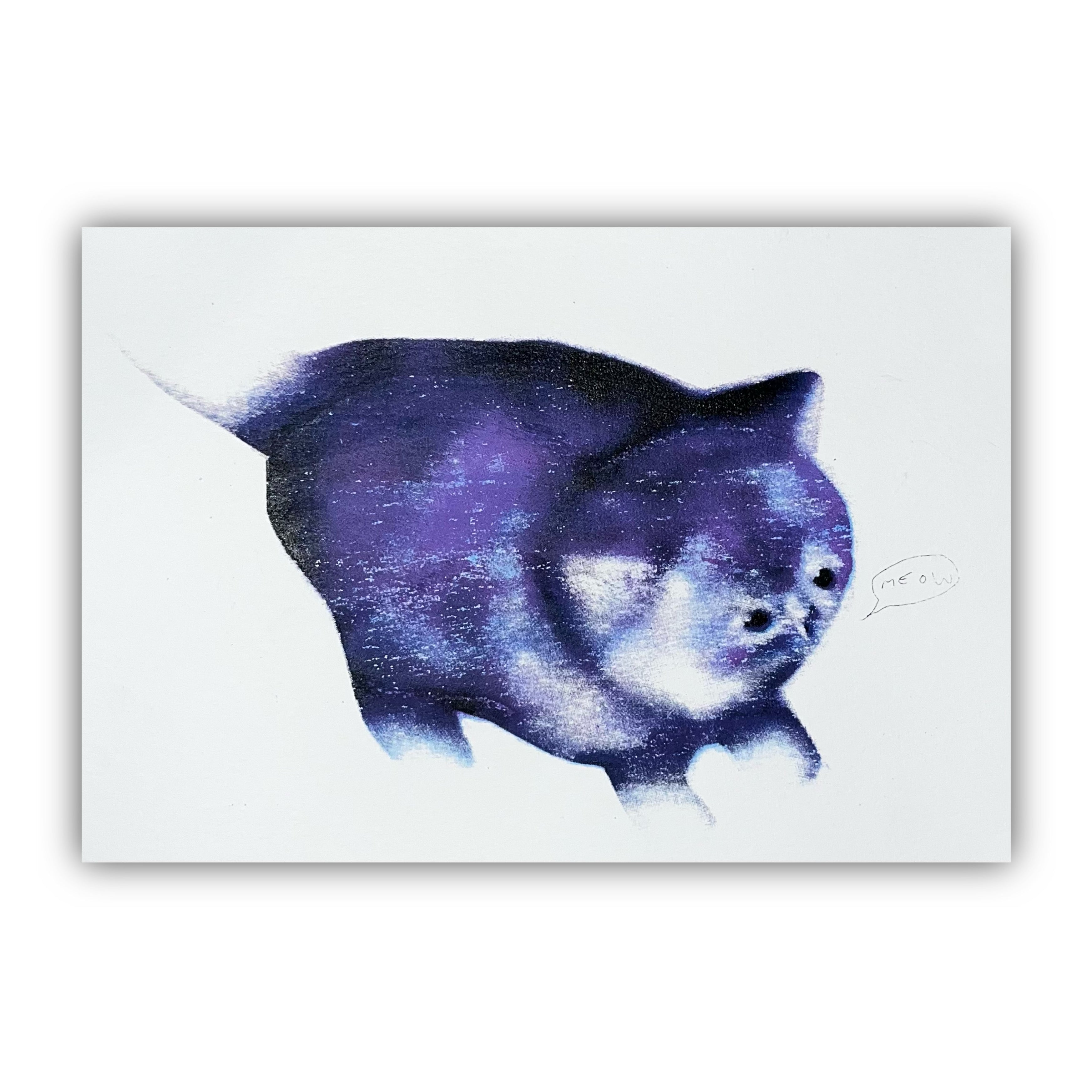 felicijax x pati.sgc1ub, chubby awkward cat screen print