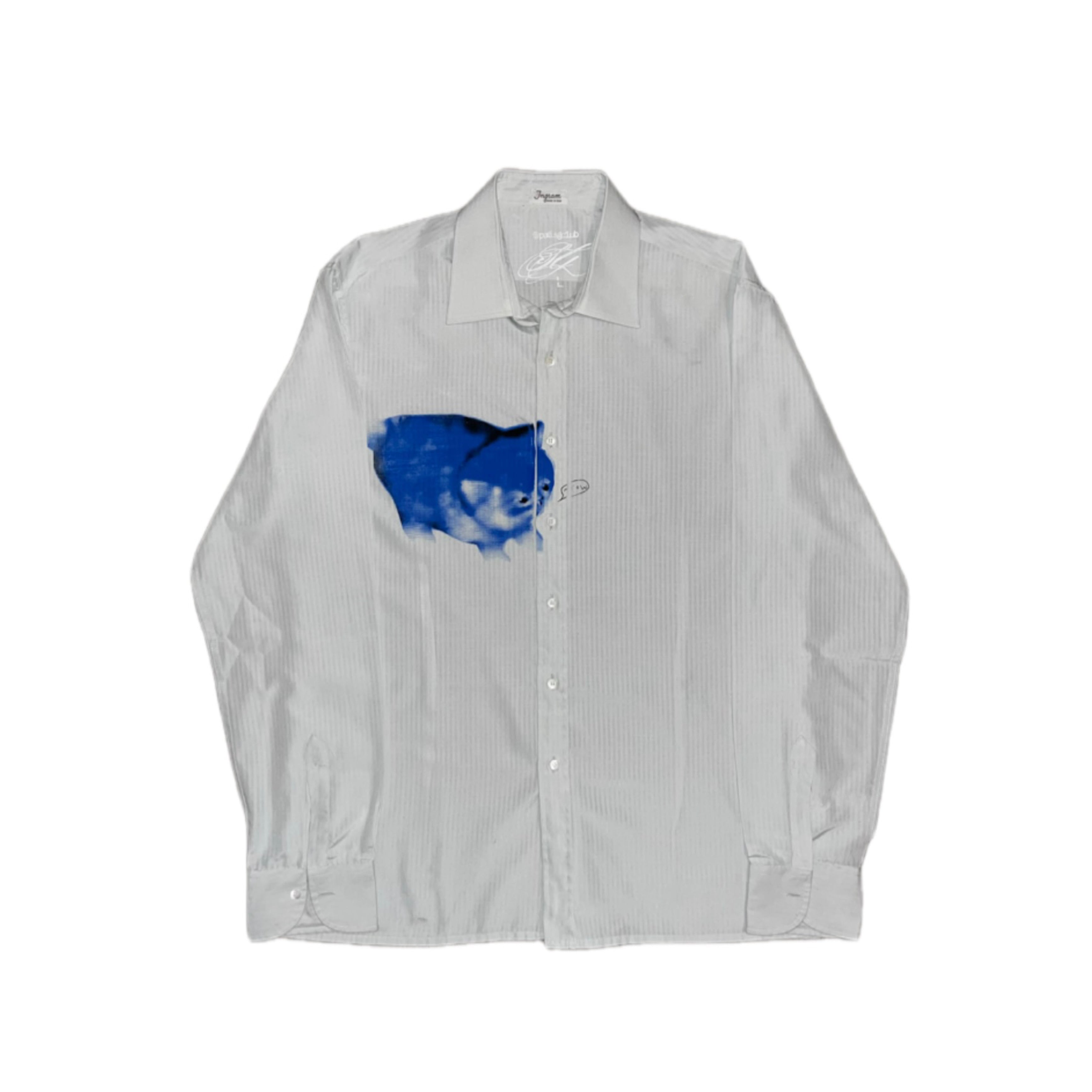 felicijax x pati.sgc1ub, chubby awkward cat screen print shirt