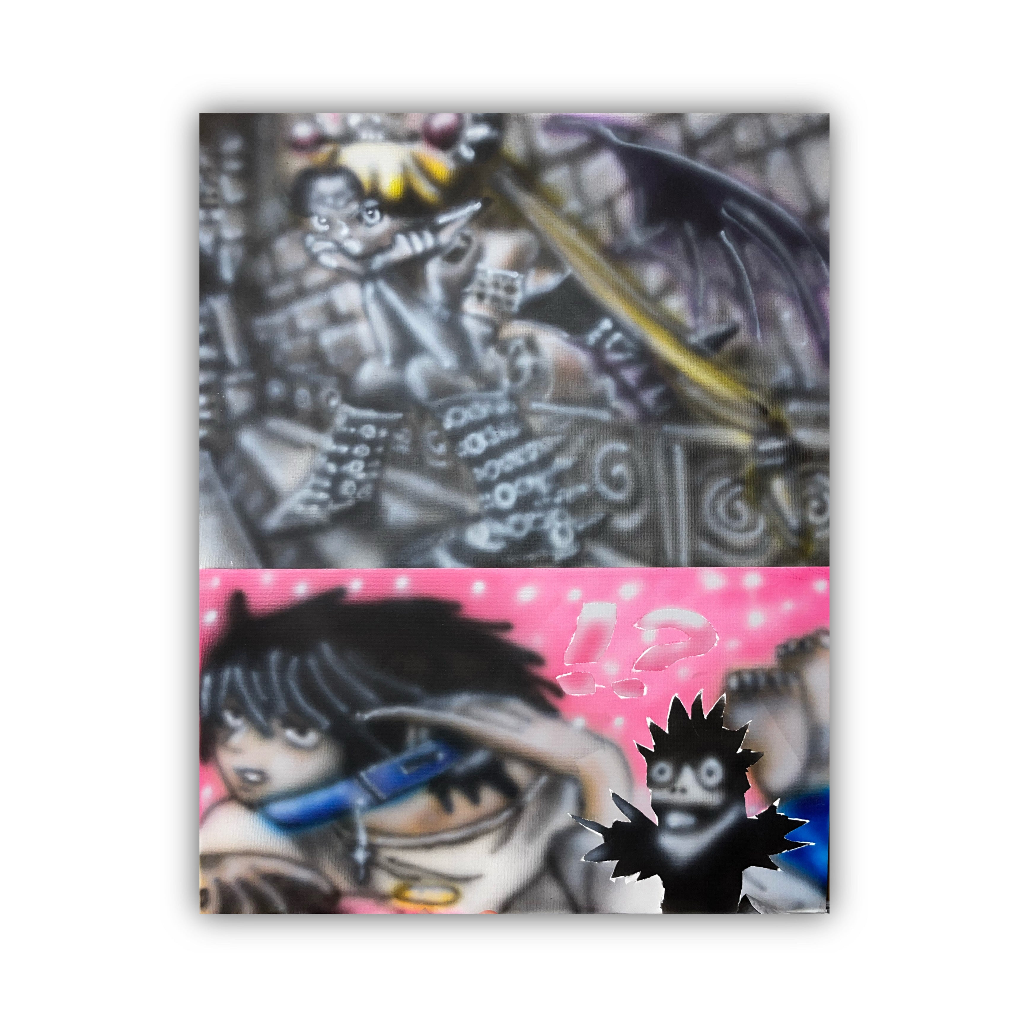 mad note, original painting, 2026