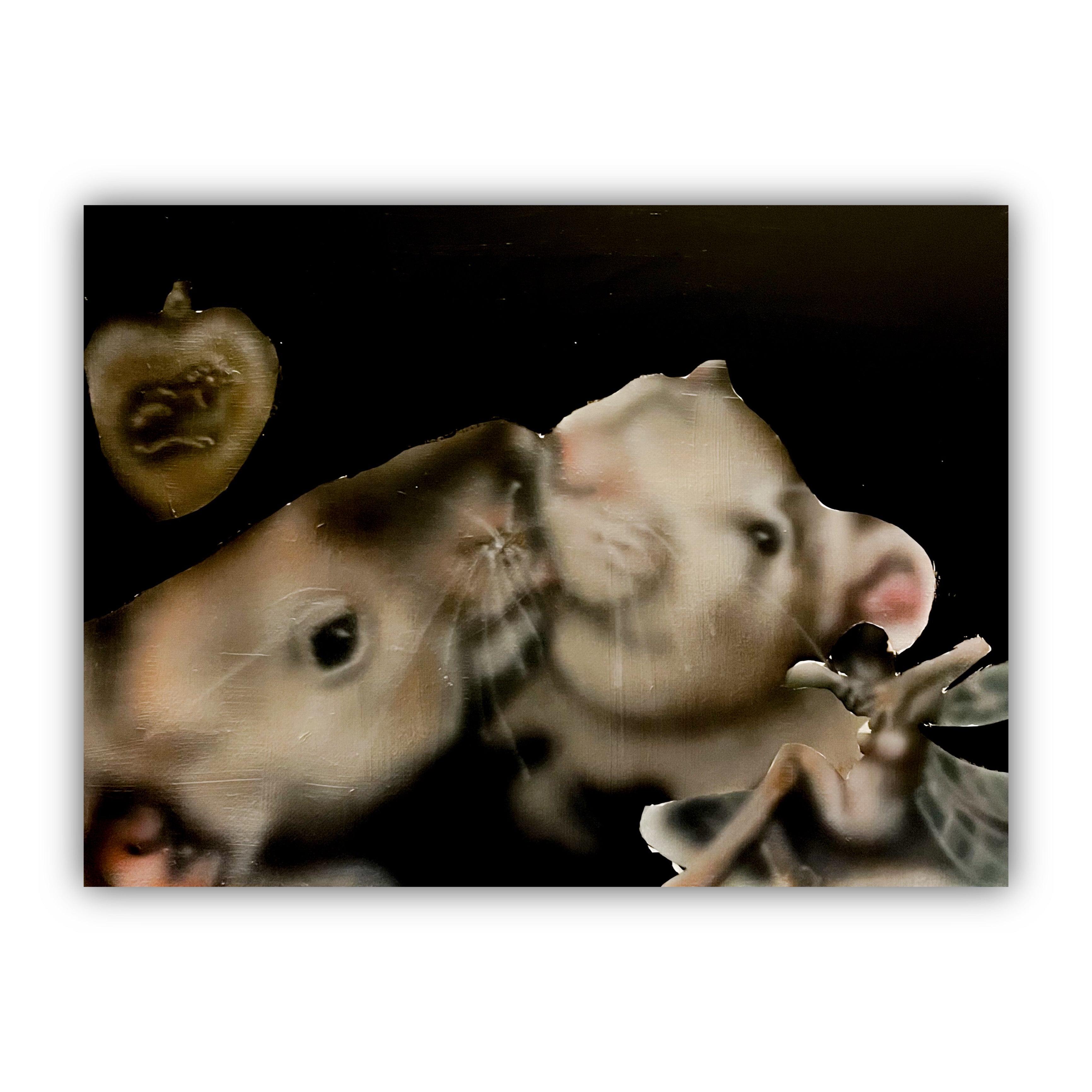 rat love, original painting, 2026