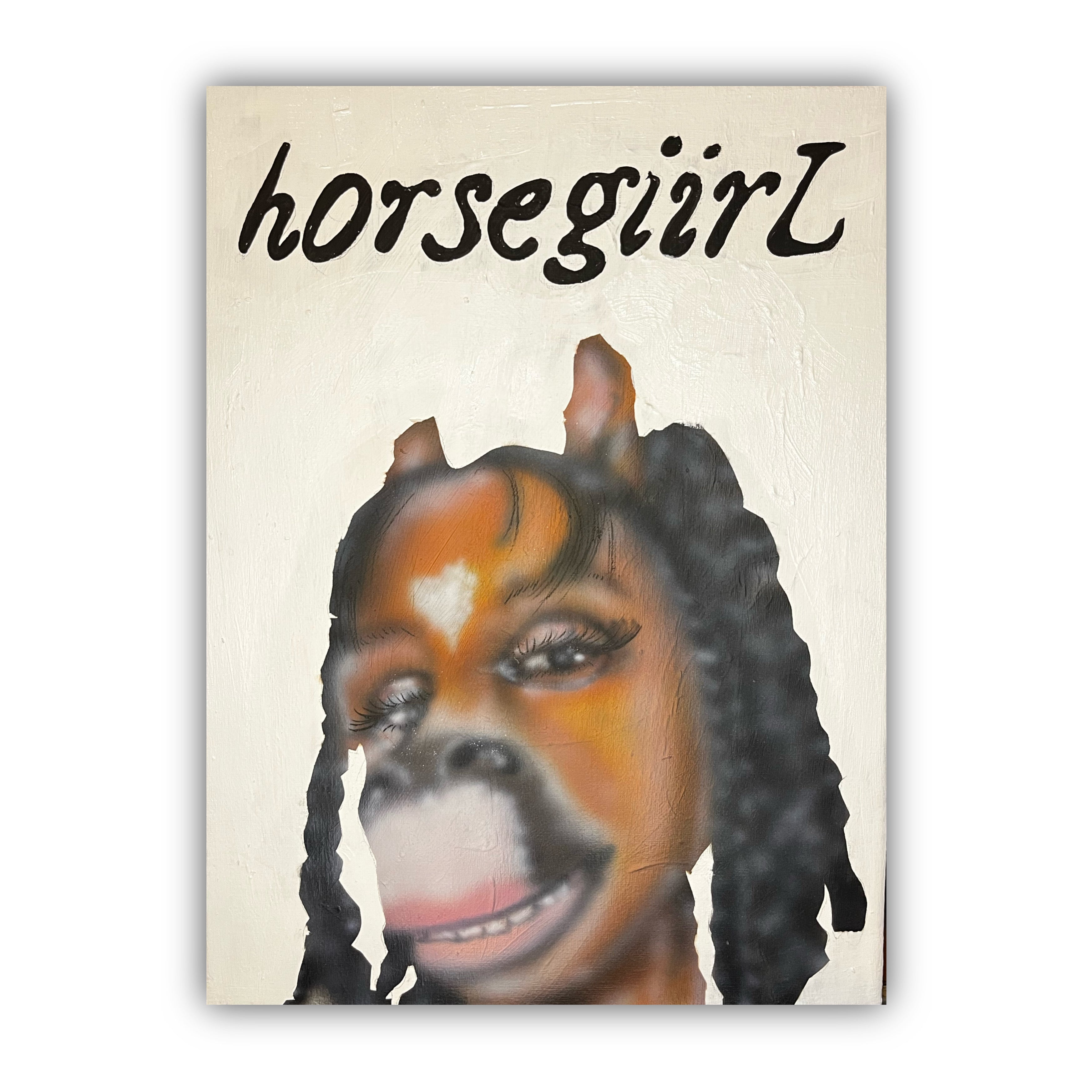 horsegiirL, original painting, 2026